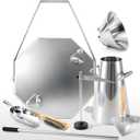 Concrete Slump Test Kit, ASTM C143 Steel Slump Cone Set