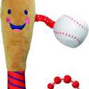 Little Sport Star Newborn Baby Baseball Toy | Ideal Toy from Birth to 12 Months | Multi Sensory Toy | Extra Sensory Features for Babies | Part of the Collection for Babies, Small