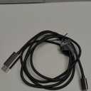 Maxonar VESA Certified USB C to DisplayPort 1.4 Cable (8K@60Hz/4K@144Hz) 32.4Gbps Uni-Directional Adapter Nylon Build HDCP, G-Sync for iPhone 17/16,MacBook Pro/Air,Odyssey G8/G9-6.6FT/2M