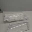 Car Headlight Lenses, 2pcs Car Left & Right Headlight Clear Lens Cover for 3 Series E46 01-05 Facelift 63126924043 63126924044