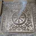 Art3d 12-Pack PVC Drop Ceiling Tiles, 2 x 2 ft, Antique Gold, 24"x24"