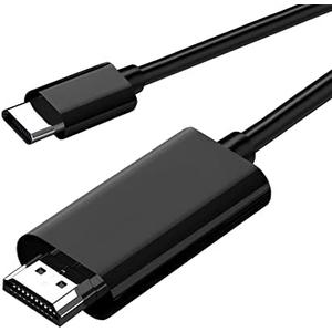 Zgear USB C to HDMI Cable 6ft 4K for Monitor, Adapter MAC, USBC Converter vga iPad pro, MacBook air, Type Cord Chromebook, TV