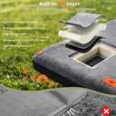 Self Inflating Sleeping Pad with Electric Pump, 4" Ultra-Thick Foam Sleeping Mats for Camping with Built-in Pillow, 9.5 R-Value 4 Season Camping Mattress Pad for Cot Truck Car Home