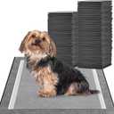 MIZOK Puppy Pads for Dogs 23X24in Pet Pads, Charcoal Odor Eliminating Wee Wee Pads for Dogs Absorbs Up to 4 Cups Urine, 6 Layers Leak-Proof Puppy Pads Pet Training Pads (100 Counts)