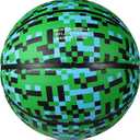 Official Rubber Basketball Outdoor Indoor Mens Basketball Ball Size 3/4/5/6/7 for Kids Youth Teen Boys and Girls Gift Ideas(Without Pump)