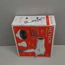 REVLON Infrared Hair Dryer with Diffuser & Concentrator - Ionic Ceramic Blow Dryer for Frizz Control, Shine, Soft Hair & Moisture Protection - 1875W Professional Salon-Quality (White)