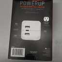 Power up Three Sides Wall Adapter With USB-C & USB-A Charging Ports