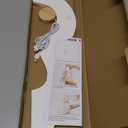 19.7in Light Up Honeycomb Paper Christmas Snowman, Indoor Christmas Decorations and Holiday Centerpieces for December Holiday Season Home Office and Xmas Party Supplies