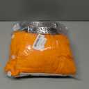 ReneeCho Orange Prisoner Jumpsuit Jailbird Costume Men Adult Halloween Inmate Onesie