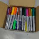 Permanent Markers, Ultra Fine Point Markers Set,48 Assorted Colors Work on Wood, Plastic, Paper, Metal, Stone, Glass for the ArtistKidsAdult, 48 Count