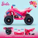 Barbie - 12V ATV Ride On Toy, Fun and Exciting Ride for Kids, Stylish Design for Imaginative Play (Pink), 12V ATV Quad