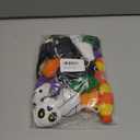 QINGQIU 24 Pack Halloween Mini Plush Toys Keychain Decorations Hanging Plush Ornaments for Kids Boys Girls Halloween Party Favors Halloween Treat Bags Gifts