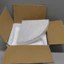 2 Pcs White Marble Corner Shower Shelf for Bathroom, 9'' x 9'' x 0.8'' Marble Corner Shelves for Bathroom Wall Mounted Both Side Polished