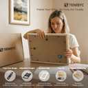 18x24 Poster Frame 4 Pack, 16x20 Mat, Natural Wood, for Picture