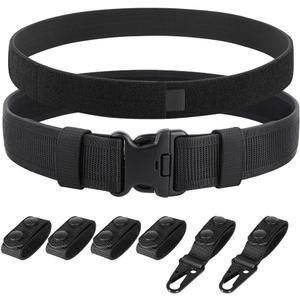 KRYDEX Duty Belts Law Enforcement 2 Inch Police Belt Nylon Duty Belt with Belt Keepers (Small)