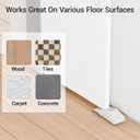 2Pc Funny Tesla Cybertruck Door Stoppers for Bottom of Door, Anti-Slip Rubber Heavy Duty Door Stop Wedge, Large Doorstop 2 inches High Gate Holder Suits Any Floor As a Gifts