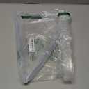 Frameless Shower Door Bottom Seal Shower Sweep with Drip Rail for 1/4" Glass,36" Long, Vinyl, Clear