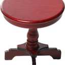 Amosfun Dollhouse Coffee Table Mini End Table Small Wooden Dollhouse Furniture Living Room Scene Decoration 2.04 x 1.96 x 1.96 Inches