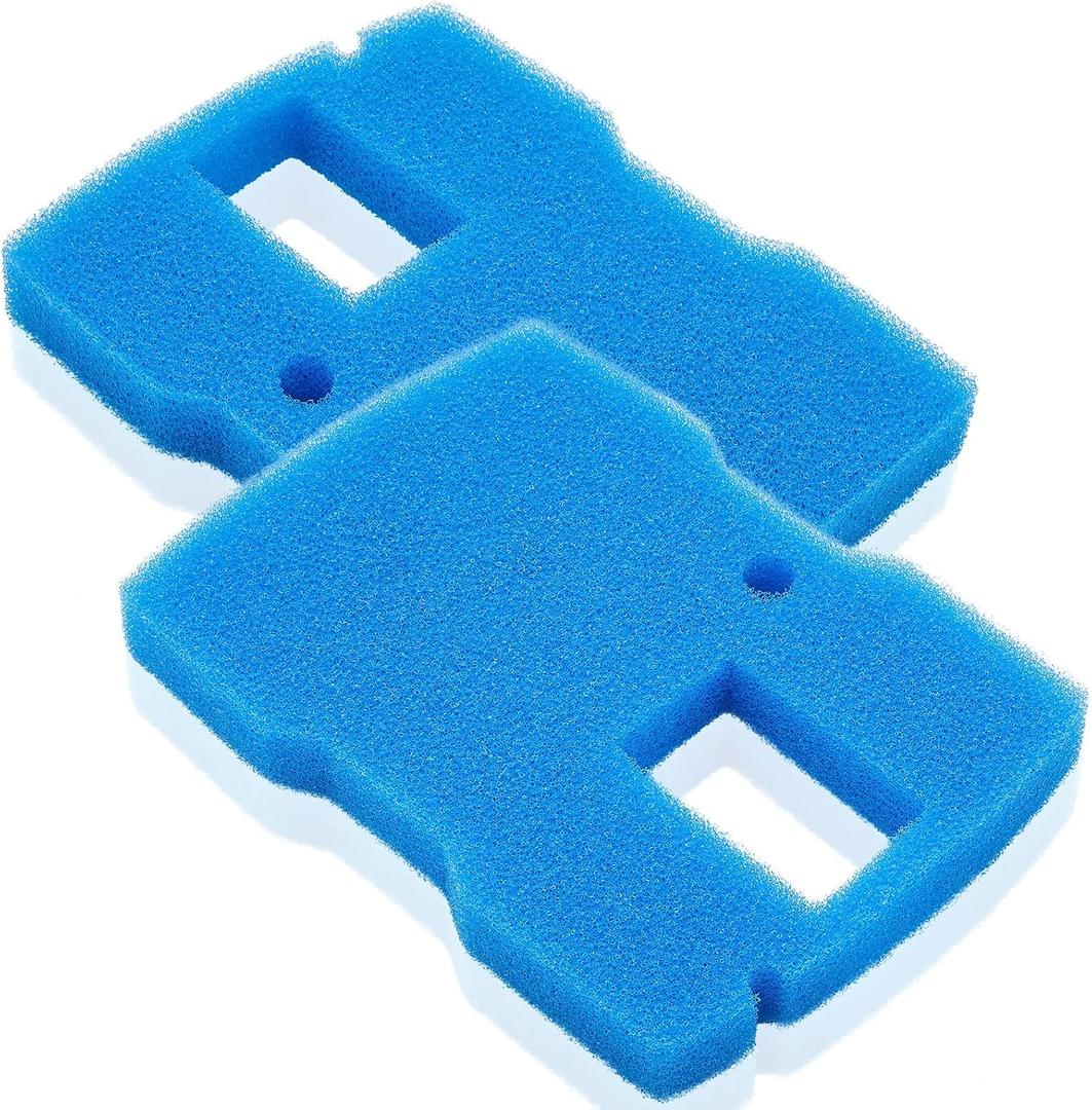 Treela 2 Pcs Replacement Pond Filter Pad Sponge Filter Media Pad for All in One Pond CUF-6000 Filter and 660 GPH Fountain Pump UV Sterilizer, for Outdoor Pond Fountain