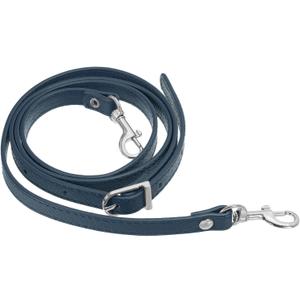 PATIKIL Leather Purse Strap Replacement 47 Inch, PU Adjustable Shoulder Crossbody Replacement Strap with Silver Hardware, Navy Blue