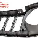 Silver Plastic SUV Grille for 2015-2018 Jeep Renegade