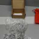 15 Pcs Metal Swivel Snaps Hooks with D Rings and Tri-Glides Slide Buckles for Key Lanyard Purse Bag Straps Dog Collars DIY Sewing Hardware Craft (1-1/2 Inch, Silver)