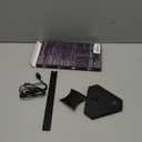 RGB Headphones Stand with 1 USB-C Data Transmission& 3 Type-C Charging Port, Desk Gaming Headset Holder with 7 Light Modes and Non-Slip Rubber Base (Black)