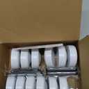 Yiliaw 12 Pack LED Puck Lights Remote Control 16 Color Changeable Under Cabinet Lights, Battery Operated Lights Night Light with Dimmer & Timmer for Closet Bedroom Kitchen, White