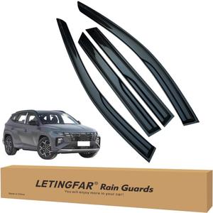 Window Visors Rain Guards for Hyundai Tucson 2022 2023 2024 Accessories, Wind Deflectors Vent Shades for Hyundai Tucson