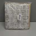 TOPINCN Wood Letter Board with 2 Letter Sets, 10 x 10 Inch Felt Message Display Board, Grey, for Home Office Classroom Decor