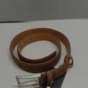 Ximraood Men's Genuine Leather Suede Belts Casual Dress Belt 1 3/8" Wide (Brown)