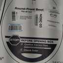 Bemis 70 Durable Plastic Toilet Seat, Round, White