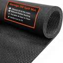 AiBOB Garage Floor Mat, 30 X 36 inches, Oil Spill Mat Under Car, Waterproof Backing Absorbent Pad Protects Floor, Durable, Reusable, Black