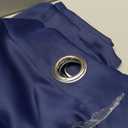 NICETOWN 45 inches Bedroom Curtains Panels - Functional Blackout Curtains/ Panels for Bedroom, Thermal Insulated, Privacy Assured (2 Pieces, 52 x 45 inches in Moroccan Blue)