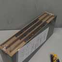 BAYKA Floating Shelves for Wall, Wall Mounted Rustic Wood Shelves for Bathroom, Bedroom, Living Room, Kitchen, Hanging Shelf for Books/Storage/Room Decor with 22lbs Capacity (Black, Set of 3, 15.7in) (A. Black - Universal Classic Style)