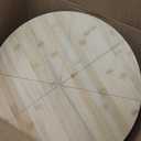 18" Pizza Cutting Board Extra Large Round Cutting Boards Double Sided 2XL 18inch Tray Pizza Oven Accessories Prep Board Paddle Wooden with Cutting Grooves Circular Circle Bamboo Serving Platter
