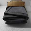 Baby Play Mat for Floor - 1.4" Thick Memory Foam Rug, 50"x50" Playpen Tummy Time Mat, Soft Velvet Nursery Rug, Large Padded Crawling Mat, Cushioned Pads for Playroom Toddlers, Infants, Yoga, Tatami (Grey)