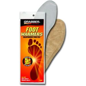 Grabber Foot Warmer Insole, Medium/Large, 2 Pack