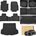 Peleus Floor Mats for 2023-2025 Lexus RX/RX350/RX350h/RX500h Custom Fit TPE All Weather Truck Floor Mats Floor Liners& Cargo Truck Mats Accessories for Lexus RX