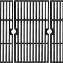16 7/8" Porcelain Enameled Cast Iron Grill Cooking Grates Replacement for Charbroil 463441312 463432215 463461613 463436214 463436215 463441514 463440109 463436213 463420508 Gas Grill Grate Parts