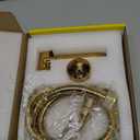 FTVOGUE Solid Brass Wall Mount Shower Toilet Bathroom Handheld Bidet Diaper Spray Sprayer Shattaf Kit