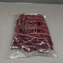 SOLY HUX Women's Oversized Tees Striped Letter Print Y2k Jersey T Shirt Collar V Neck Long Sleeve Loose Tops (3X-Large)