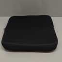 Portable Seat Cushion for Office Soft Memory Foam Seat Cushion Non Slip Bottom with Carry Handle,Washable CoverComfortable Coccyx Cushion for Home Office Chair PadCar Seat, Wheelchair (Black)