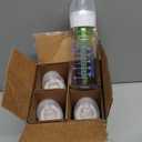 Dr. Brown's Anti-Colic Options+ Narrow Glass Baby Bottle with Level 1 Slow Flow Nipple, BPA-Free, 4 oz/120mL, 4-Pack
