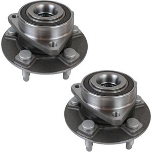 PAROD 513282 Set of 2 Front/Rear Wheel Bearing & Hub Assembly Compatible with 2008-2019 Cadillac CTS, 2010-2015 Chevy Camaro, 2018-2019 Chevy Impala 5Lugs w/Encoder ABS
