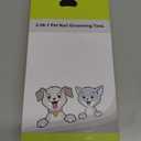 2-in-1 Dog & Cat Nail Clippers and Grinder with Light  Upgraded Safety Guard to Avoid Overcutting, Sharp Blade, Painless Quiet Pet Nail Claw Trimmers, Professional Grooming Tool for Large Small Pets (White)