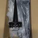 Metal Wall Mounted Candle Sconces,Wall Sconce Candle Holder, Iron Wall Pillar Candle Sconce for Room, Hallway, Entryway, Bathroom, 2 Pack (Torch Design) (White)