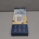 GenSwin Flameless Taper Candles with Remote Timer, Real Wax LED Flickering Candlesticks Battery Operated 3D Wick for Wedding, Party, Home (Ivory, 9.84", Set of 3)