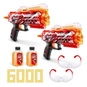 XSHOT Hyper Gel Mini Toy Gel Blaster - 2PK (with 8 Darts) by ZURU