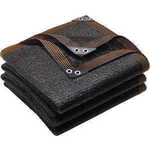 winemana Black Shade Cloth 70%, 5x10 FT Mesh Tarp - Garden Shade for Greenhouse, Patio, Vegetables, Plants Cover and Chicken Coops, Sun Shade Net for Outdoor Protection with Reinforced Grommets